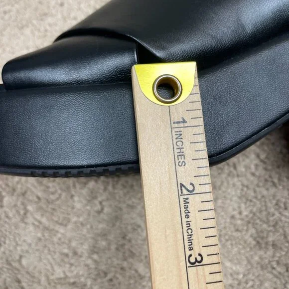 Nordstrom Heels Womens 9.5 Black Chunky Platform Y2K Inspired Block Heel NEW - Picture 9 of 9